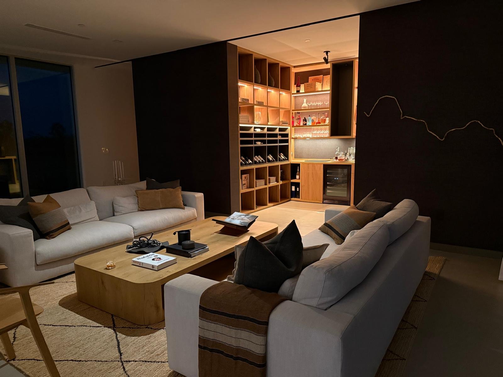 Bespoke Luxury Furniture Packages & ambient-sensitive lighting
